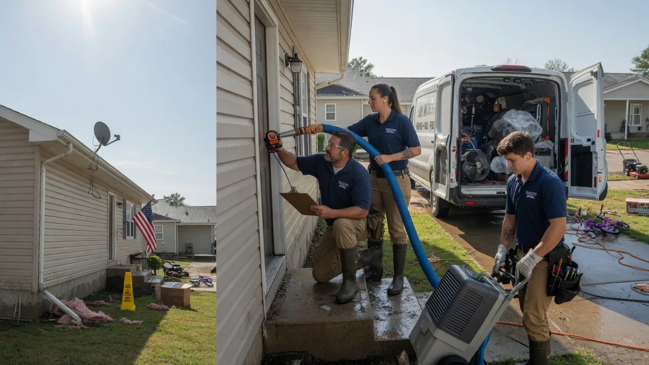 Ceiling Water Damage Restoration in Oilville, VA near me